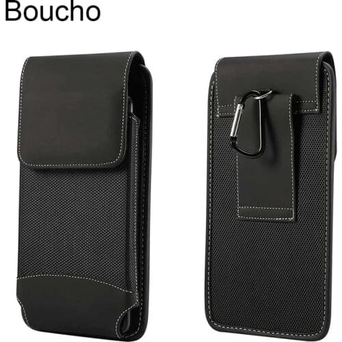 Carrying Case Belt Clip Holster For Iphone 12 11 Pro Xs Max XR X 6 6s 7 8 plus Durable Camping Hiking Outdoor Canvas Holster Bag