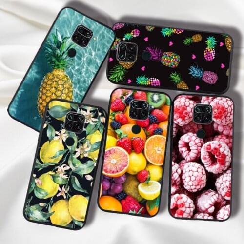 Fruit TPU Case For Xiaomi Redmi Note 9 Pro 8 8T 9S Redmi 9C 9A 8A Mi Note 10 Lite Case Cover Silicone For Redmi Note 9S Bumper