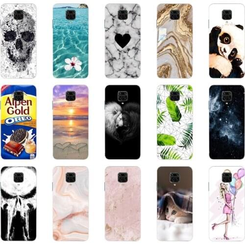 For xiaomi Redmi Note 9 Case cover Silicon Soft TPU cover For xiaomi Redmi Note 9S bumper on Redmi Note 9 Pro phone Funda cute 3