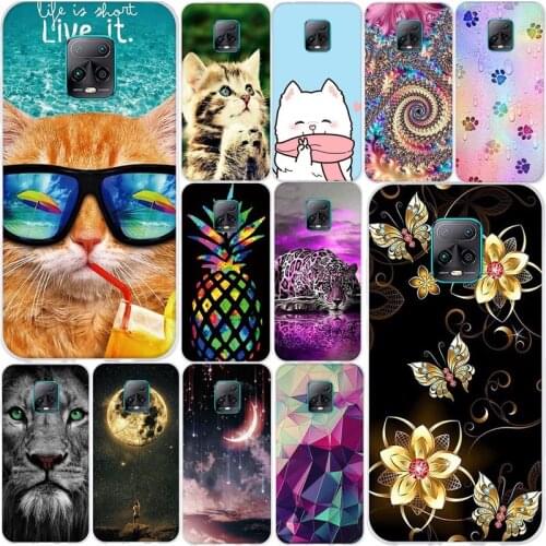 For Xiaomi Redmi 10X 10X Pro 5G Cover TPU Silicone Shell For Redmi 10X 10X Pro 5G Case Lion Capa For Redmi 10X Pro 5G Funda Bag