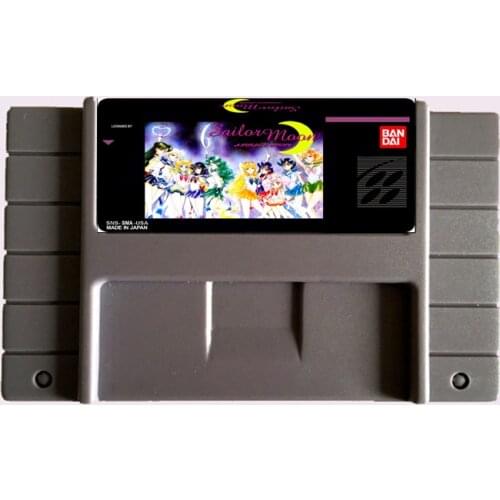 Save File Sailor Moon Another Story NTSC 16 Big Gray Game Card For USA Version Game Player