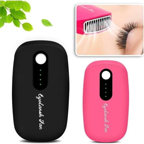 USB Mini Fan Air Conditioning Blower Quick Dryer For Eyelash Extension Nail Polish Rechargeable Quick Dry Pocket Cooling Fan