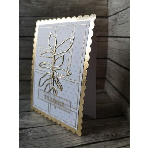 Mmao Crafts Metal Steel Cutting Dies New Leaf decoration Stencil For DIY Scrapbooking Paper/photo Cards Embossing Dies