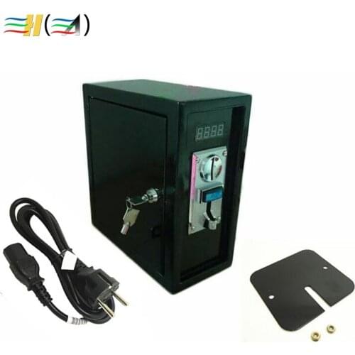 Coin Operated Timer Control Box Timer Power Supply Control Box With Comparable Coin Selector Acceptor for Coin Pusher Machine