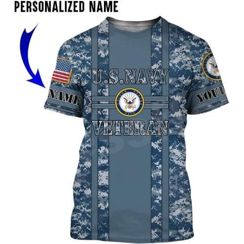 Tessffel Newest Eagle Navy Army Veteran Military Camo NewFashion 3DPrint Summer Unisex Tee Shorts Sleeves T-Shirts Men/Women A1