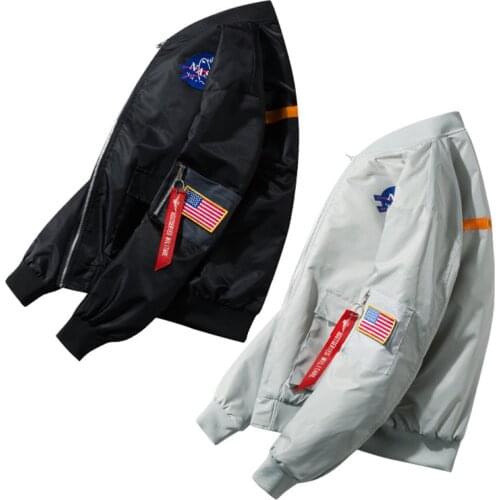 Autumn and Winter Ordinary Youth Day Fastener Casual Zipper Stand Collar Spot Stereoplastic Bag Printing Patchwork Jacket