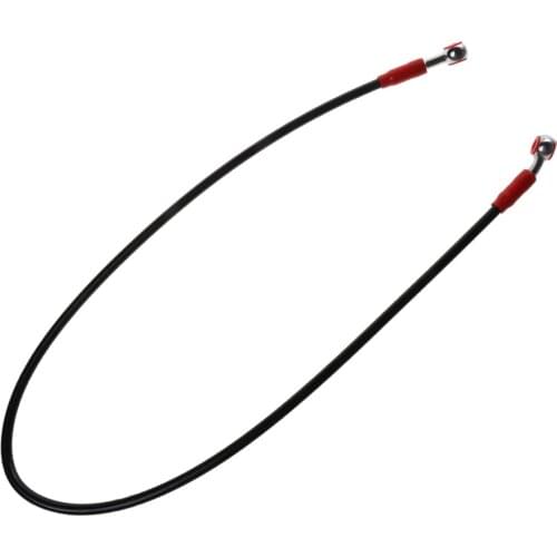 90cm Motorcycle ATV Scooter Stainless Steel Oil Line Front Brake Hose Black