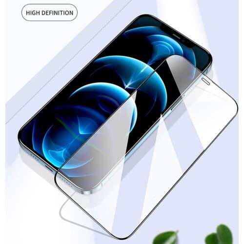 Skeypaik High Quality 9H HD Protective Full Screen Protector For iPhone 12 Pro Max Mini 11 Tempered Glass Cover Phone Front Film