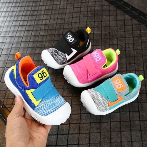 Toddler Sports Shoes Kids Shoes Boys White Shoes Girls Boys Causal Leather Sneakers Children Breathable Running Shoes