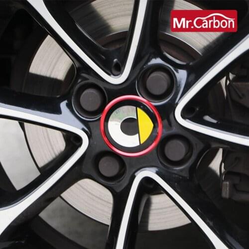 Car Wheel Hub Center Ring Sticker Decorative Ring Cover For Mercedes Smart 450 451 453 Fortwo Forfour Car Exterior Accessories