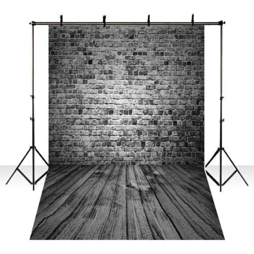 DAWNKNOW Wall Vinyl Photography Background For Gary Wall Brick Newborn Photo Shoot Backdrop For Wedding Wall Photo Studio lv1541