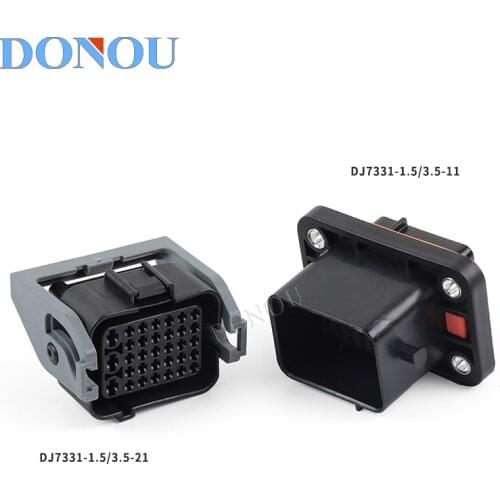 1pcs 33-hole automobile waterproof connector male and female butt plug wiring harness connector DJ7331-1.5 3.5-11/21