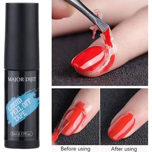 5ML Liquid Nail Peel Off Tape Nail Gel Cuticle Care Tool Manicure Skin Protect Glue Base Coat Women Beauty DIY Nail Art Supplies