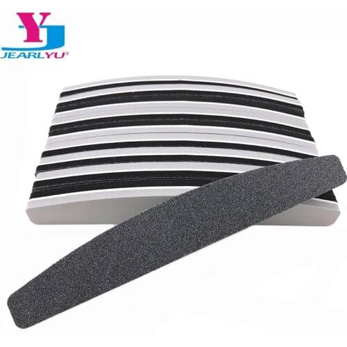 20 X Strong Lima Buffer Nail File Black Grey Sanding Sponge Acrylic Nails Files 150/240 Grit Gel Para Unhas Disposable File Kit