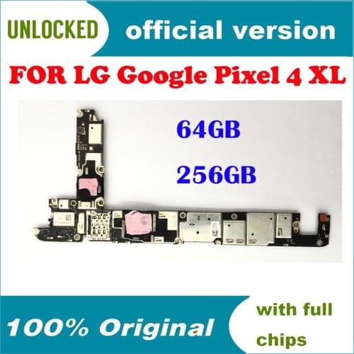 100% Original Full Working Unlocked Motherboard Mainboard Logic Board For LG Google pixel 4 XL 4XL Motherboard