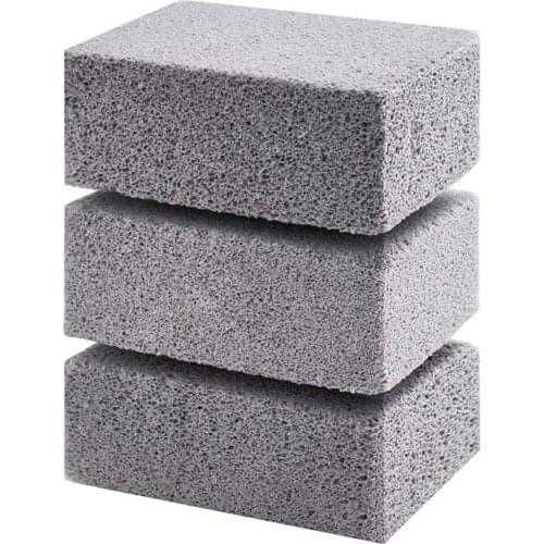 3Pcs Griddle Grill Cleaning Brick Safely Quickly Cleaning High Temperature Resistance Non-stick Cleaning Bricks BBQ Accessories