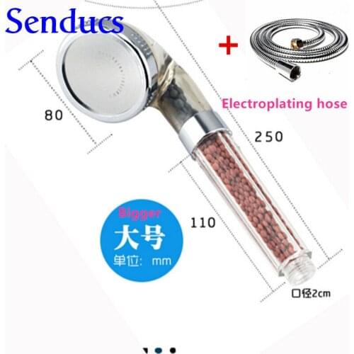 Free shipping Newly product ABS hand shower with water saving shower head of fixed support bathroom hand shower faucet