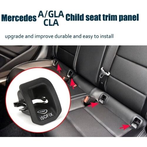 Car Seat ISOFIX Switch Cover Black for Mercedes Benz A CLA GLA Class W156 W177 W176 A1769230100