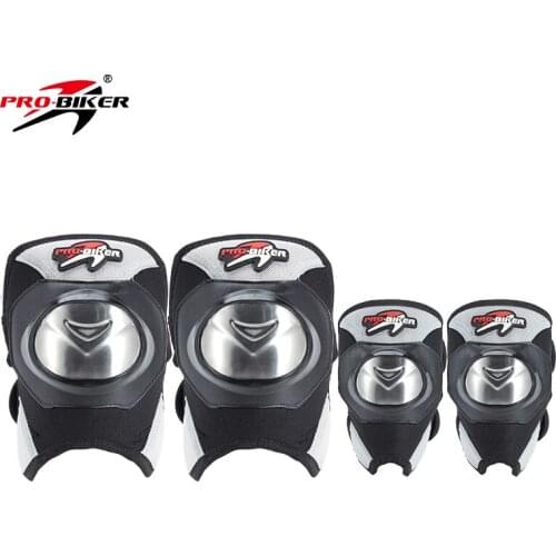 Motorcycle long knee Pad elbow guard motorbike racing Stainless steel riding protective gear Protector Protection armor