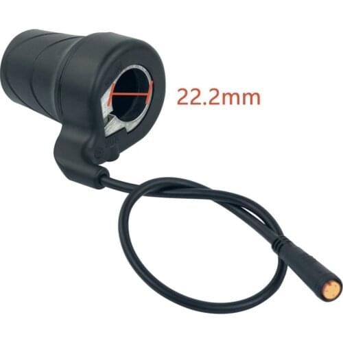 Ebike Right Thumb Throttle Electric Bike 20X Half-Twist Accelerator Speed Control For Bafang BBS01/02 BBSHD Mid Drive Motor