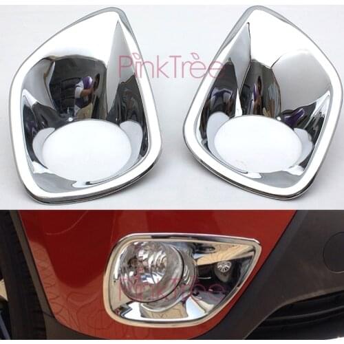 Chrome Accessories For Toyota RAV4 2013 2014 2015 Head Foglight Cover Fog Lamps Trim ABS Car Styling Tuning