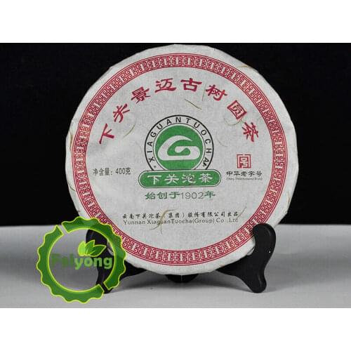 2012 Puer Chinese Tea Xia Guan Sheng Jingmai Guripe Yunnan Shen Old Tree Tea Cake 400g