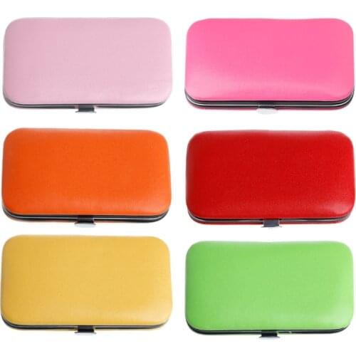 7pcs Portable Nail Clipper Manicure Stainless Steel Beauty Care Set With Box