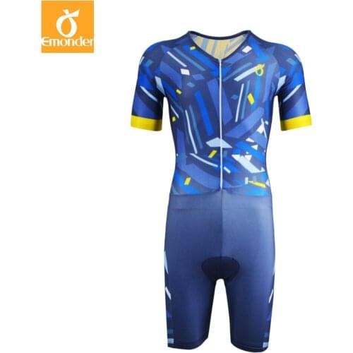 Mens cycling jersey Summer Triathlon Sports Cycling Clothing Pro team Customized Cycling Skinsuit Ropa De Ciclismo Maillot