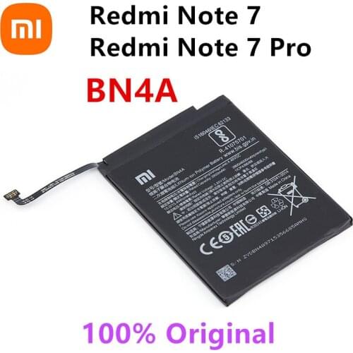 Xiao mi 100% Orginal BN4A 4000mAh Battery For Xiaomi Redmi Note 7 Note 7 Pro M1901F7C High Quality Phone Replacement Batteries