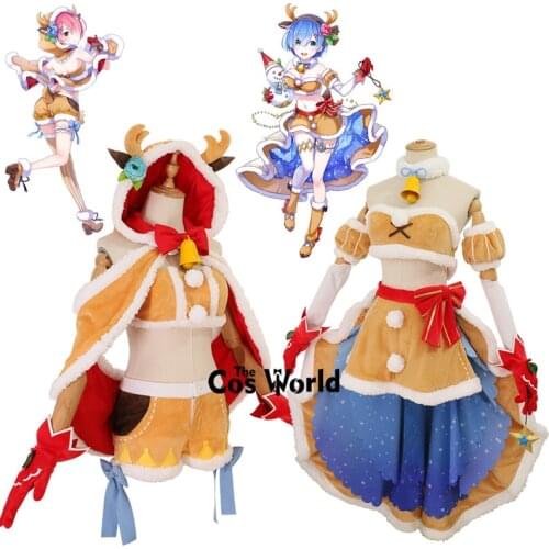 Re Zero Kara Hajimeru Isekai Seikatsu Remu Rame White Cat Project Elk Halloween Christmas Uniform Outfit Anime Cosplay Costumes