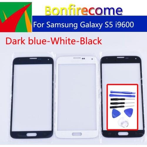 S5 Touchscreen For Samsung Galaxy S5 i9600 G900F G900H G900A G900 LCD Front Outer Glass Touch Screen Lens 5.1"