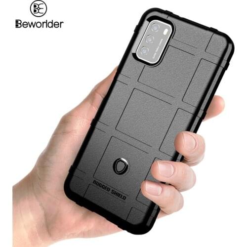 Silicone Case For Xiaomi Poco M3 Rugged Shield Anti-slip Phone Covers For POCO M3 Cases Protect