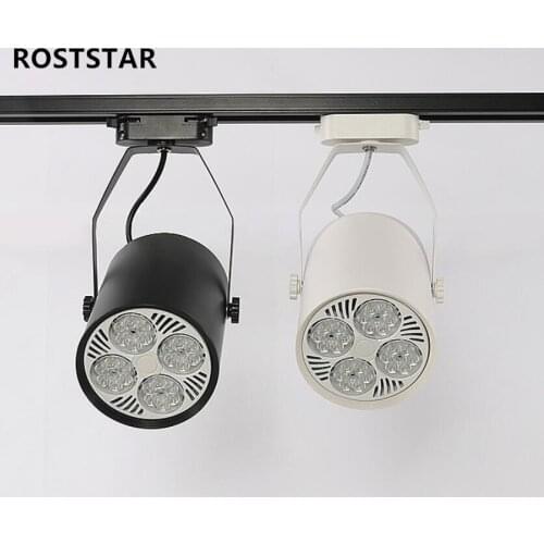 LED Track Light 25W 35W led rail lamp track Spotlight lighting for Clothing Shop Windows Showrooms Exhibition Lamp 110V 220V