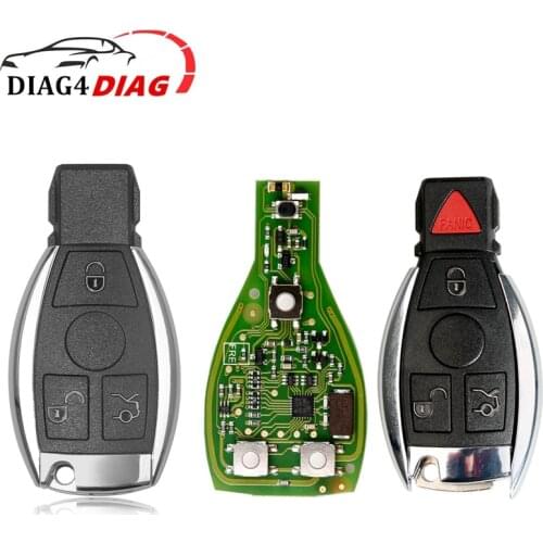 Xhorse VVDI BE Key Pro Improved Version For Mercedes-Benz with Remote Chip Smart Key 3/4 Button With Logo for VVDI MB Tool