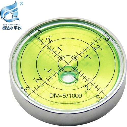 Universal level bubble metal circular level high precision level