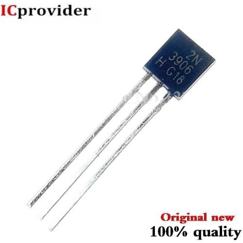 100PCS 2N3906 TO-92 TO92 0.2A 40V PNP Transistor new original