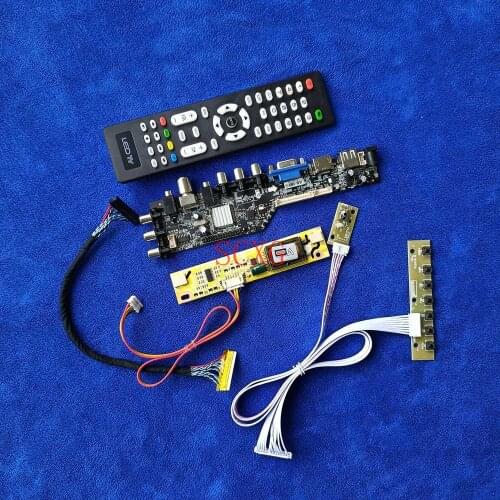 2CCFL DVB Digital Signal 1920*1080 KIT LVDS 30-Pin LCD screen controller board Fit M216H1-L02/L05/L07 HDMI-compatible VGA AV USB