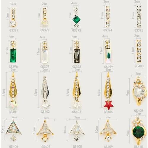 20ps Gold Silver Metal Bee Rod Nail Rhinestone Alloy Mini Balls Beads Studs Manicure 3D Nail Art Decoration