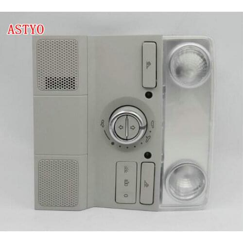 ASTYO Car GRAY Dome Light Reading Lamp Sunroof Switch For Tiguan 2010-2016