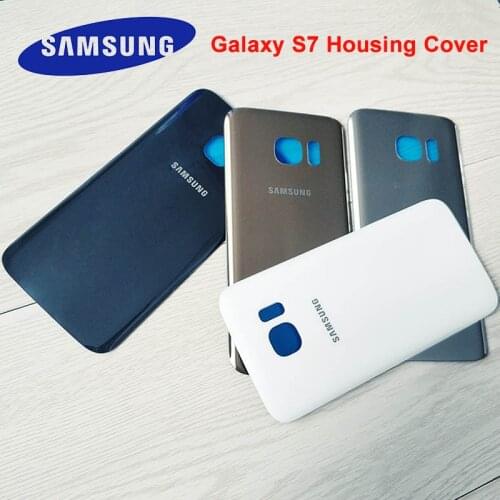 Samsung Galaxy S7 G9300 SM-G930F Back Battery Cover Phone Case Glass Rear Door Housing Cover Replacement for Galaxy s7 G930 case