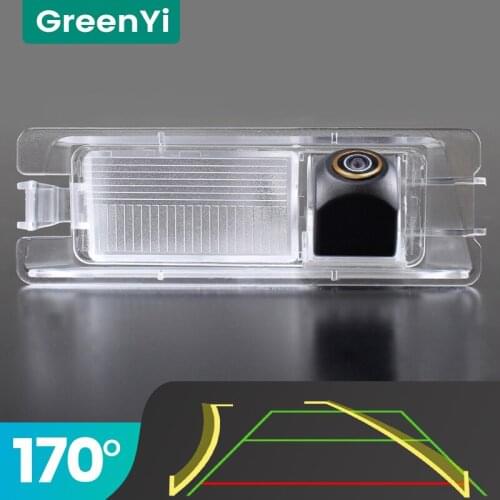 GreenYi Trajectory 170° AHD Car Rear View Camera for Nissan Micra March Renault Pulse Logan Sandero Night Vision Reverse Vehicle