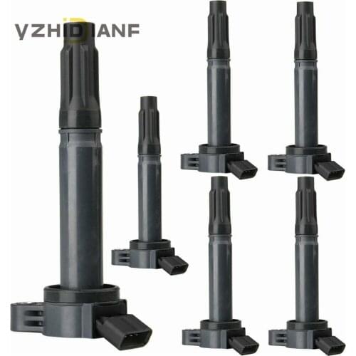 6pcs 90919-02255 New Ignition coils For TOYOTA- LEXUS- 3.5 3.5L 2GR-FE 2GR-FXE 90919-02251 90919-A2002 90919-A2004 90919-A2007