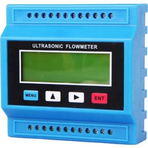 China TUF-2000M RS485 Modular ultrasonic flowmeter wall mount clamp on ultrasonic water flow meter