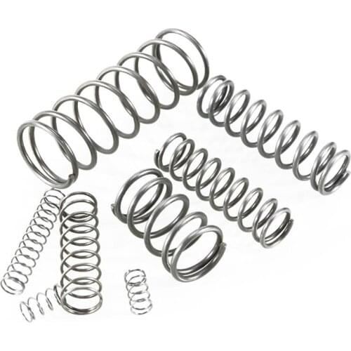 Compression Spring Stainless Steel Wire Dia 0.4mm, OD 12mm, Length 5mm - 50mm Pressure Spring