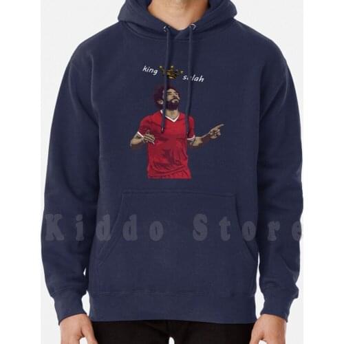 Mosalah King Hoodie Long Sleeve Mosalah Mane Klopp Trend Alexander Arnold Vandijk Allison Bobby Firmino