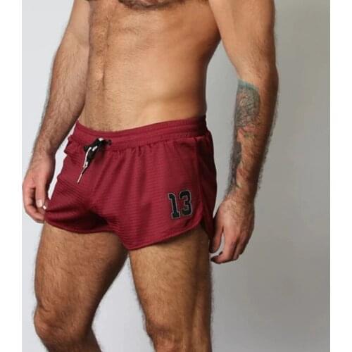 2020 New Casual Men Beach Shorts Jogging Running Gym Sports Breathable Fitness Workout Swimming Short Pants