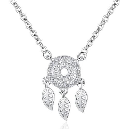 New Arrivals 925 Sterling Silver dreamcatcher Necklaces & Pendants For Women Hot Fashion sterling-silver-jewelry