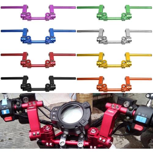 22mm 7/8'' Motorcycle Handlebar Motorbike Aluminum Alloy Handlebars For 50cc 70cc 110cc 125cc 140cc Dirt Pit Bike ATV Scooter