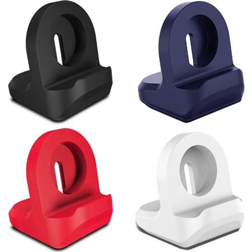 Silicone Charge Stand Holder Station Dock For Apple Watch Series 1/2/3/4 42mm 38mm 40mm 44mm Charger Cable