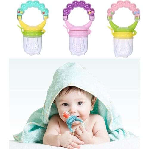 Infant Fruit Pacifier Feeder Toddler Dummy Baby Feeding Pacifier newborn Nipple Feeder Fresh Food Nibbler Silicone Baby Pacifier